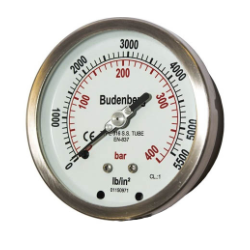 63MM Pressure Gauge 1/4 inch NPT
