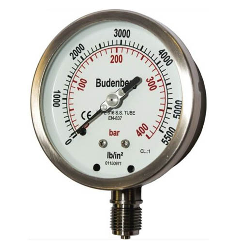 63MM Pressure Gauge 1/4 inch BSP