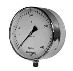 Large Dial Bourdon Tube Pressure Gauge, Safety Pattern Construction